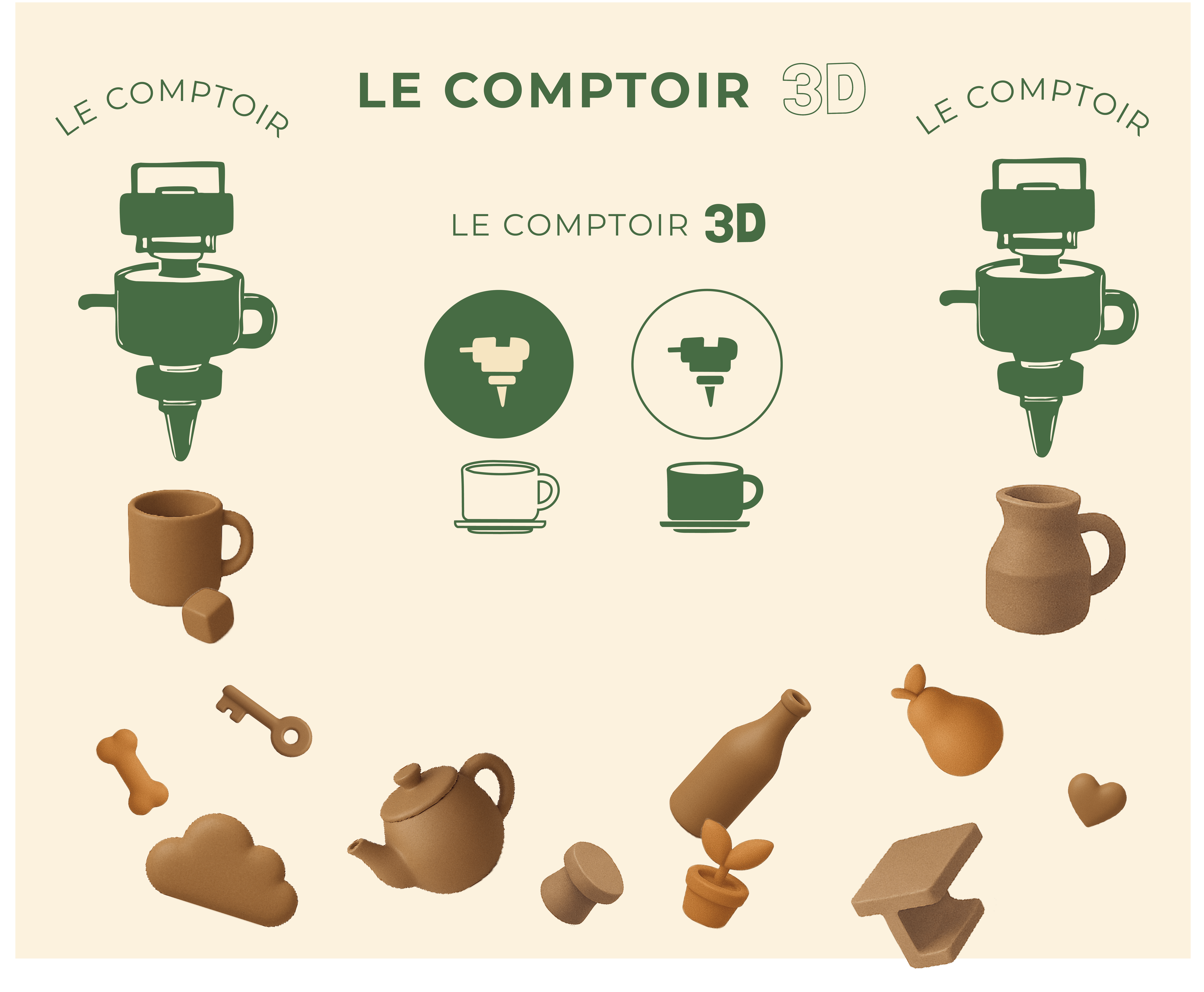 Comptoir 3D - Clement Bletton Graphisme