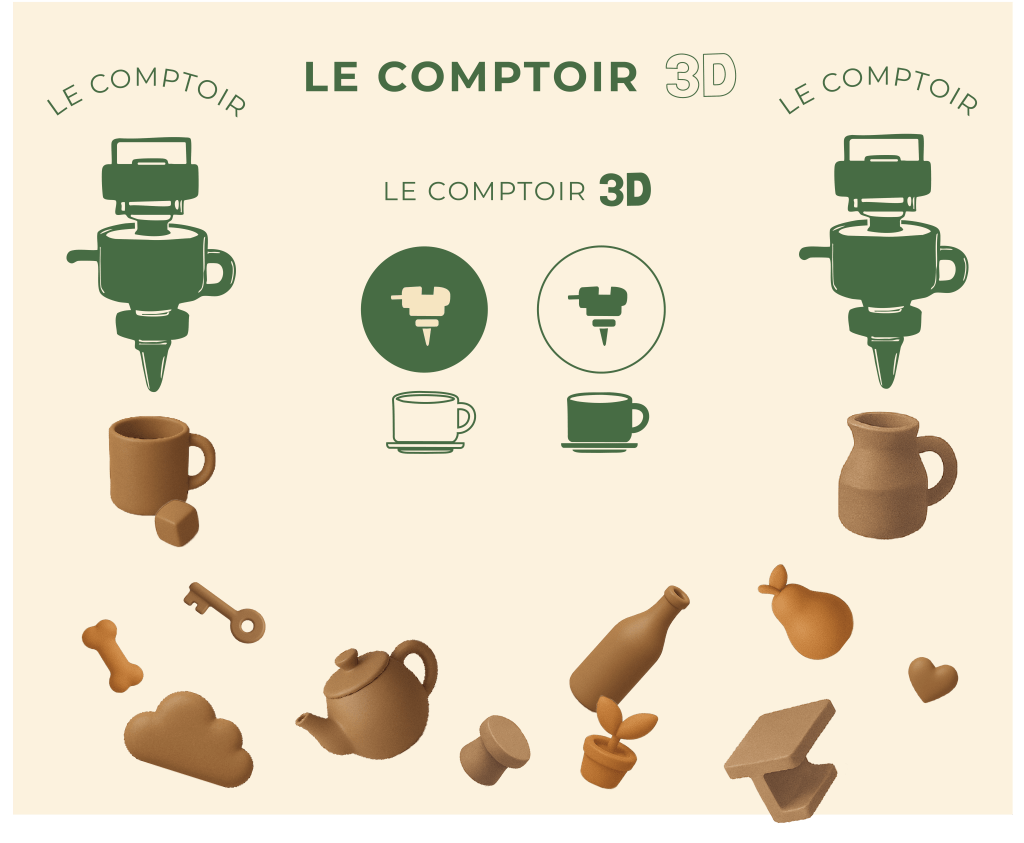 Comptoir 3D - Clement Bletton Graphisme