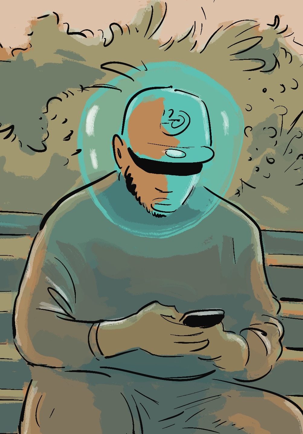 We live in Bubble par Clement bletton bd comics blettonnerie