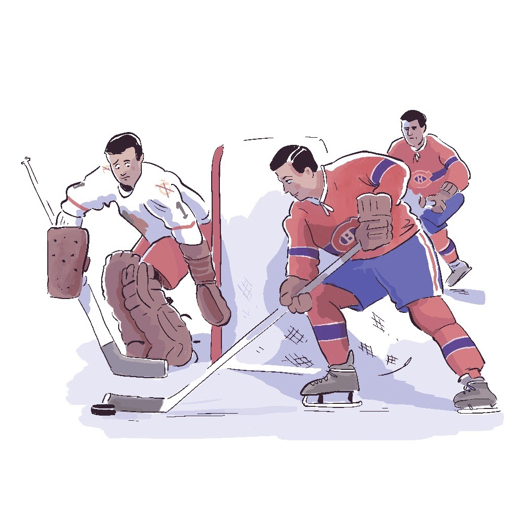 Hockey Clement bletton bd comics blettonnerie